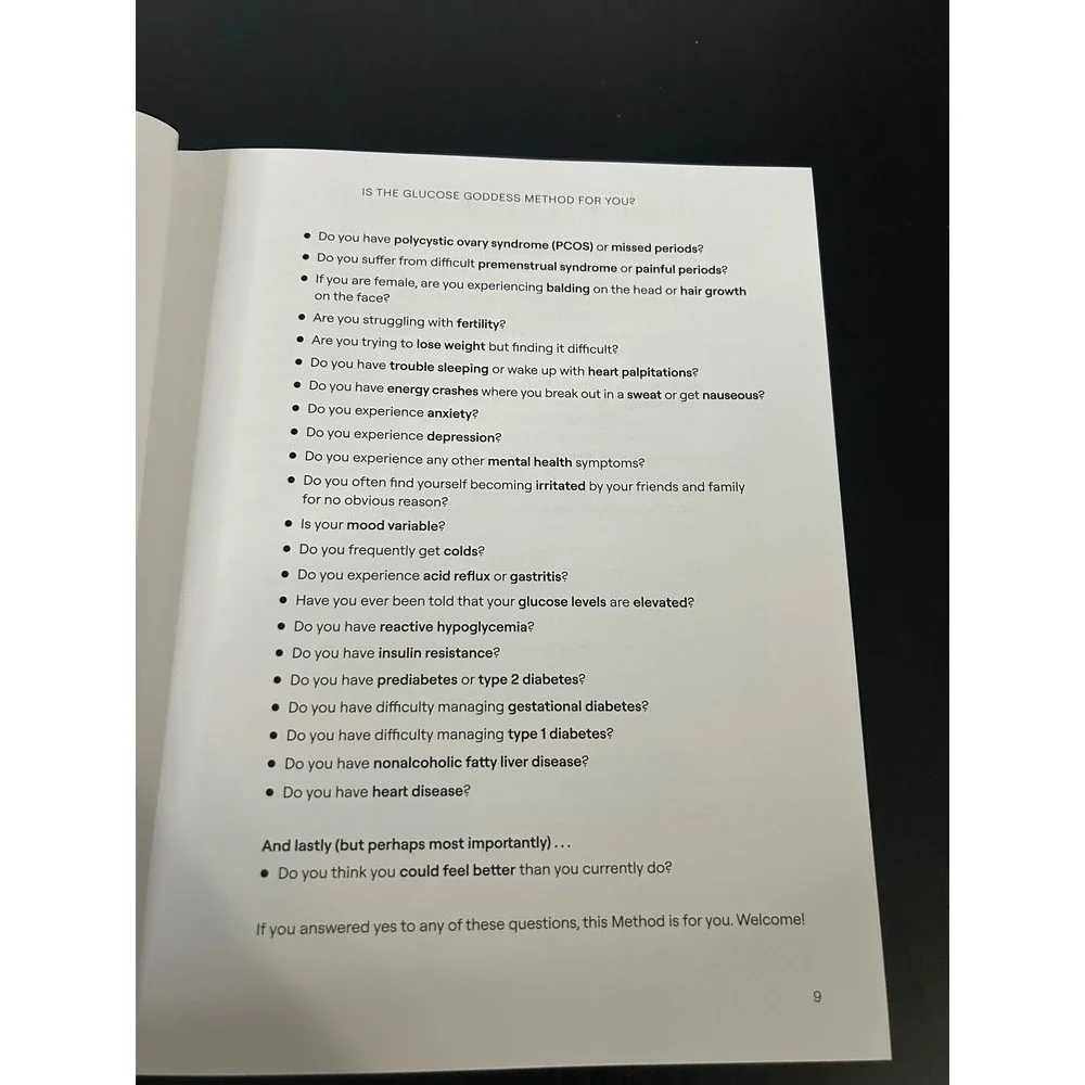 Cookbook The Glucose Goddess Method 4-Week Guide Jessie Inchauspe Health Recipes